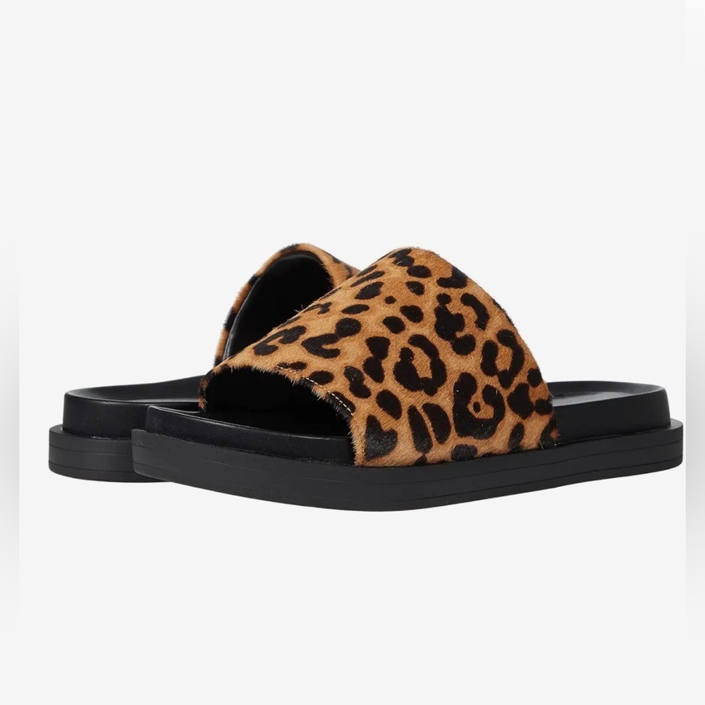 AEROSOLES Leopard Print Slide Sandals